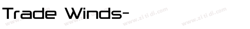 Trade Winds字体转换
